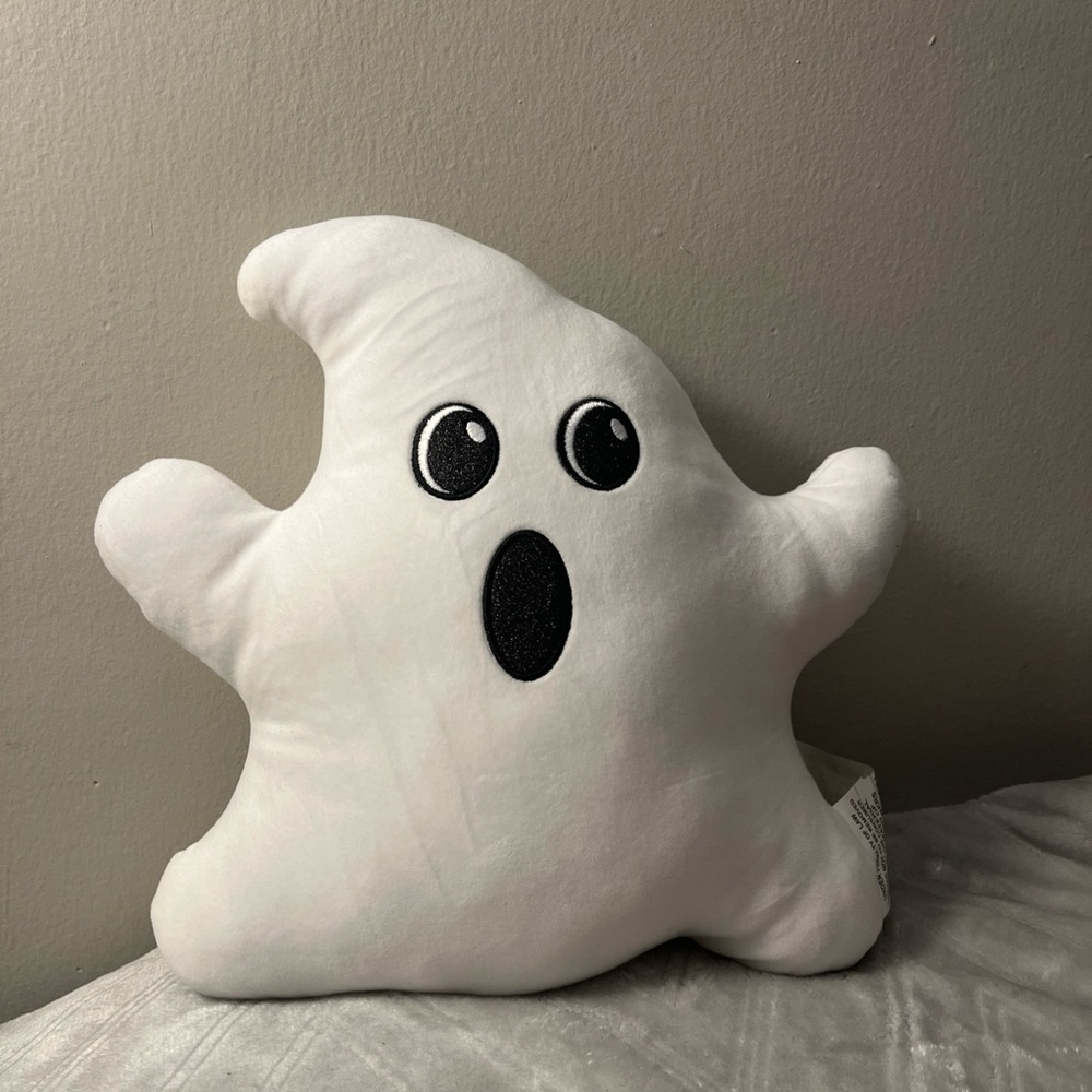 White Ghost Pillow